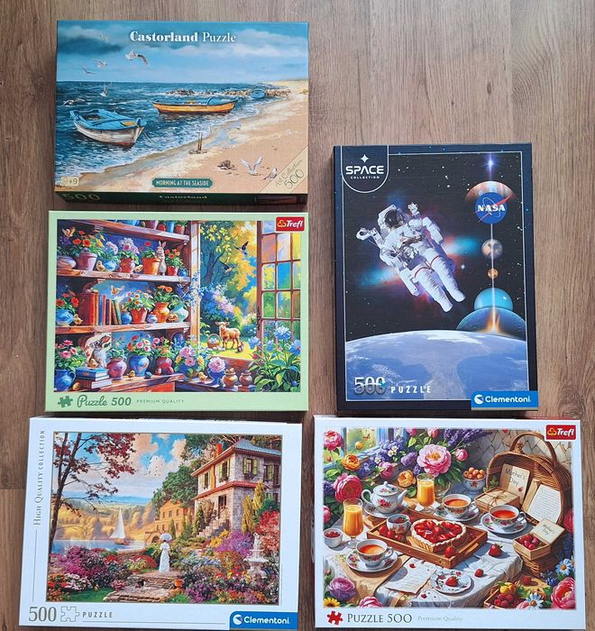 Puzzle 500 elementów - jak nowe