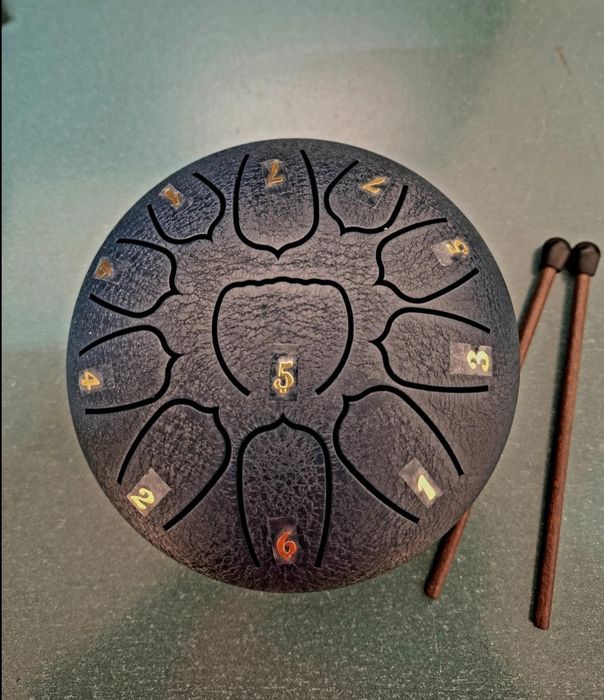 Tongue drum bęben tarczowy ręczny stalowy handpan zestaw steel drum