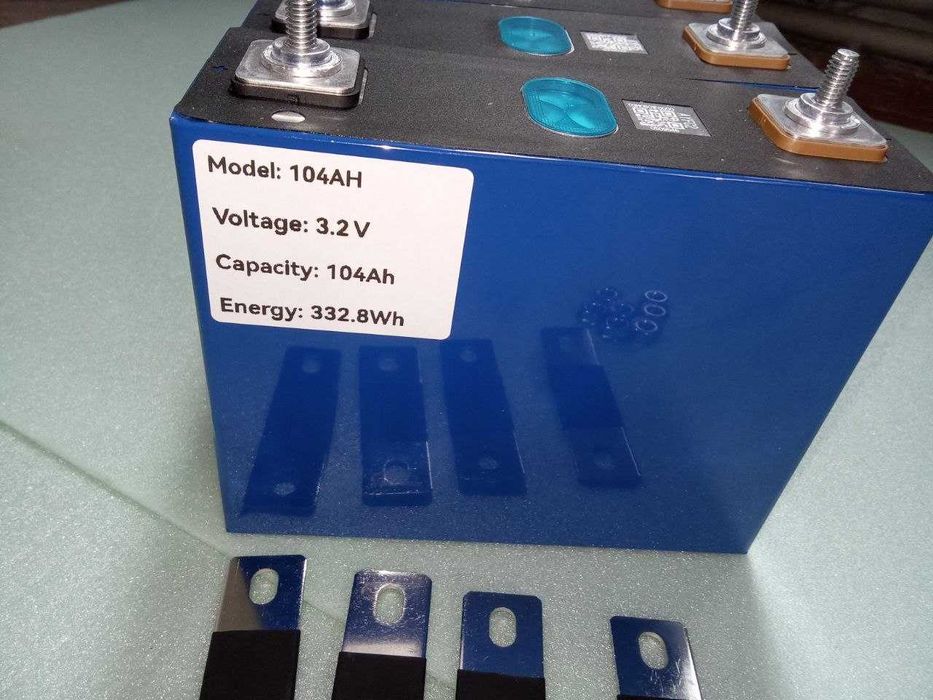 Ячейки Gotion 104Ah - LiFePO4 - 3.2V с перемичками