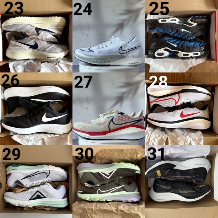 «Оригінальні Сток Hoka Nike Бігові Баскетбольні Кросівки Розміри 49.5
