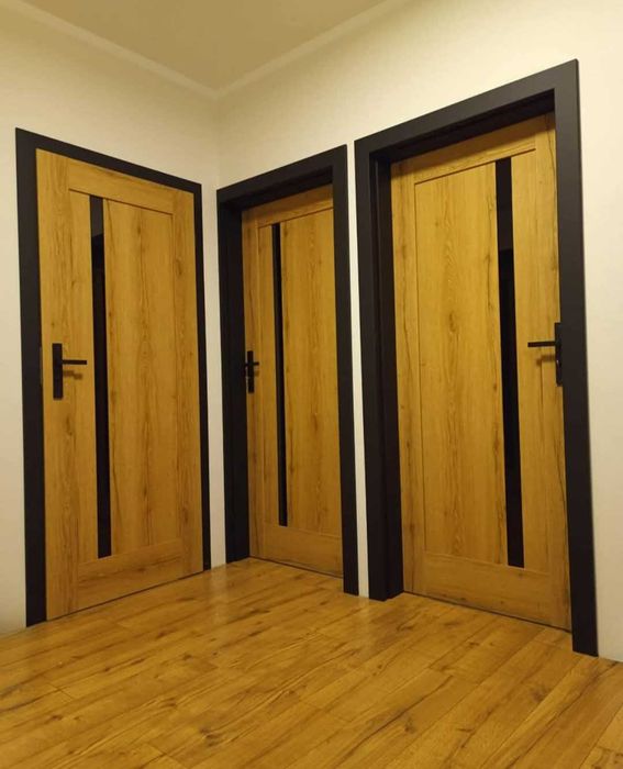 Drzwi wewnętrzne z montażem ościeżnice na wymiar MASKOWANIE futryn