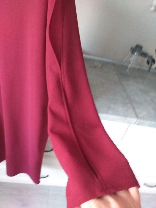 Sukienka damska bordo