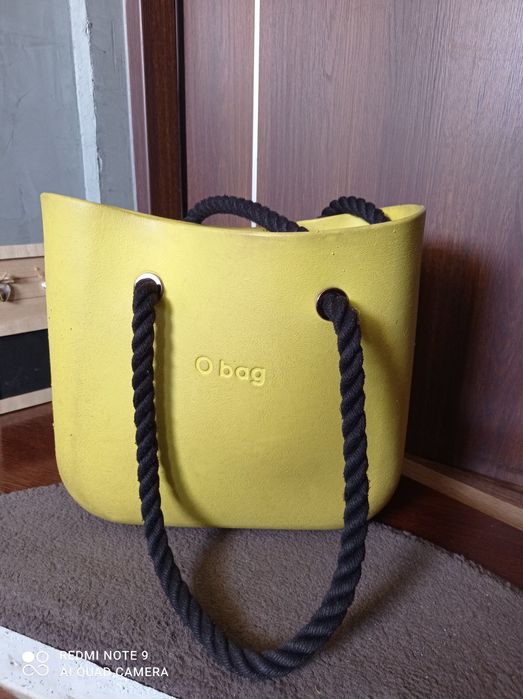Żółta duża  torba Obag! Oryginalny