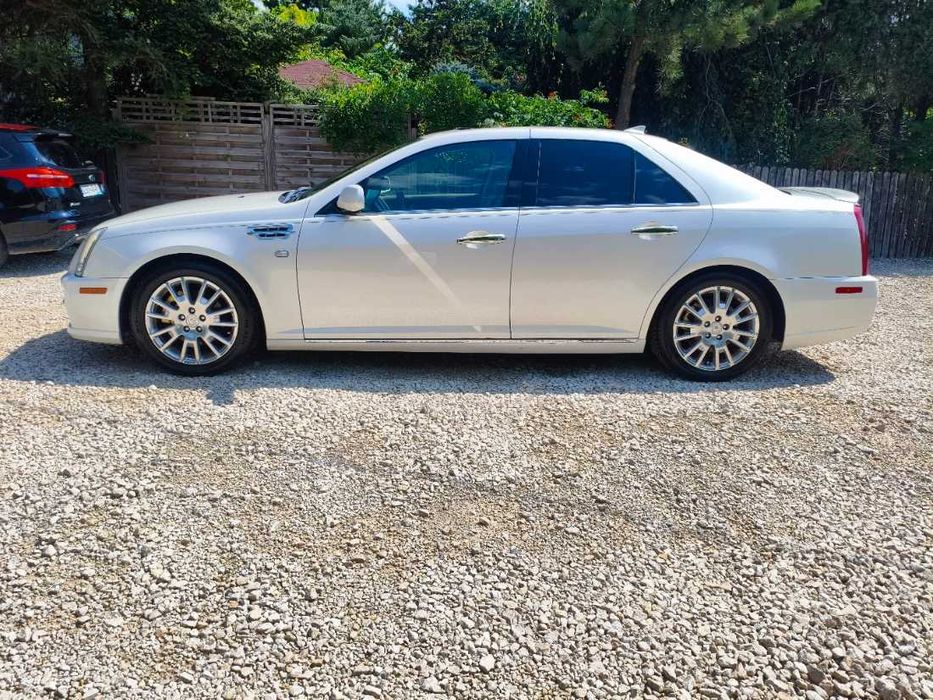 Cadillac STS białą perła, jasny środek, 1 właściciel w PL