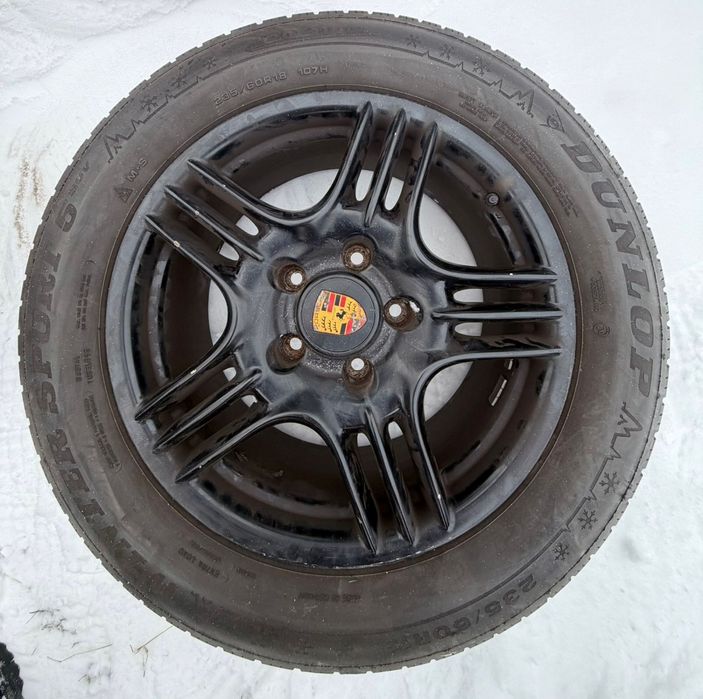 Porsche Cayen колеса 4шт диски 5*130 8J ET57 7L5601025A 235/60r18 зима