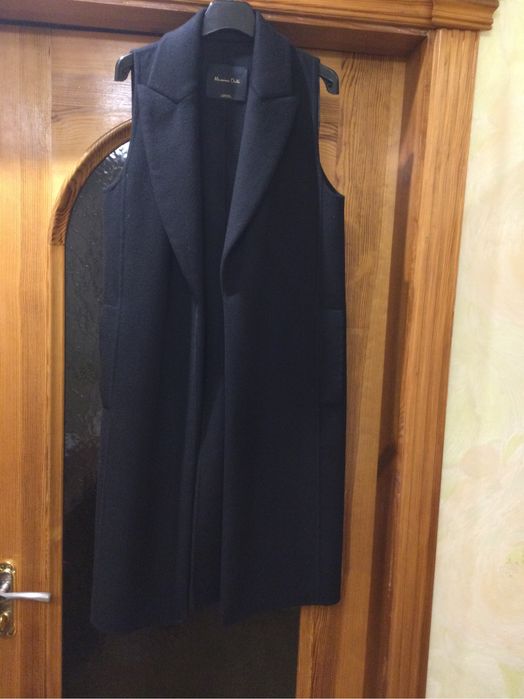 Продам пиджак длинный шерстяной Massimo Dutti