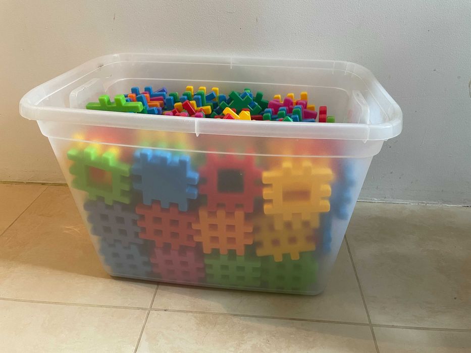 klocki WAFLE, 230 szt. - WIELKI ZESTAW