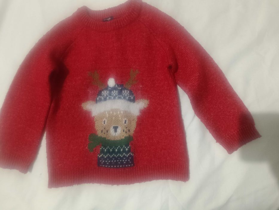 Camisola Natal pouco usada, 3 anos