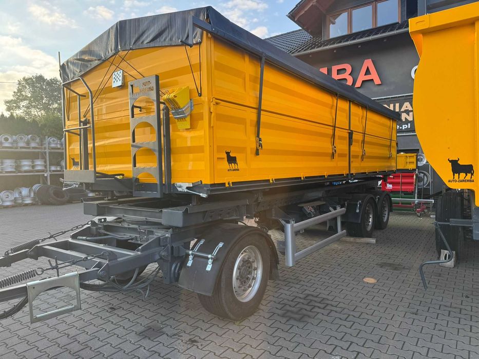 PRZYCZEPA WYWROTKA 3 osiowa 24T Hufferman 3 strony wywrot AUTO-ZAREMBA