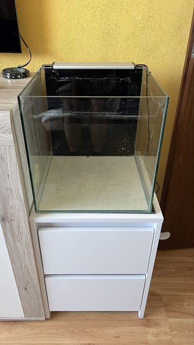 Akwarium Opti White 43 litry cały zestaw