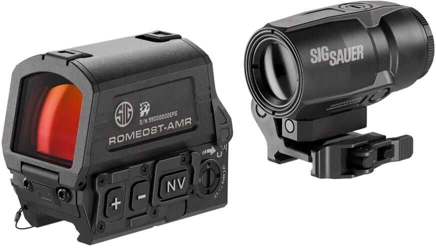 Комплект SIG SAUER ROMEO8T-AMR + Магніфер JULIET3T-AMR Нова серія 2025
