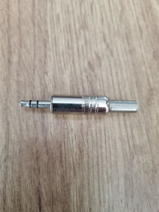 Wtyk Jack 3,5 mm, stereo. Metal.