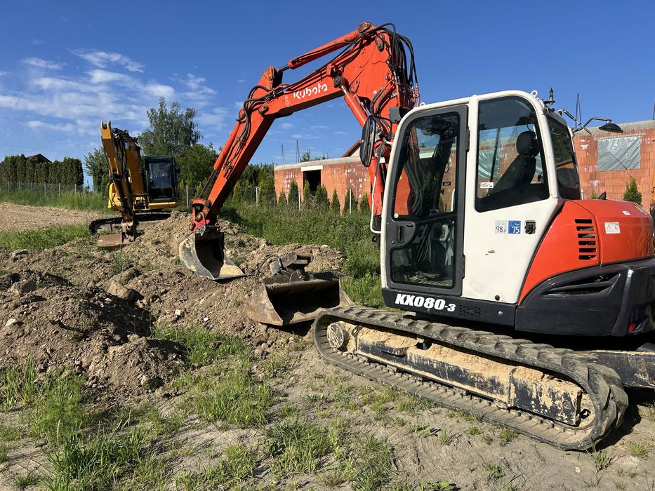 Minikoparka  KUBOTA KX80-3