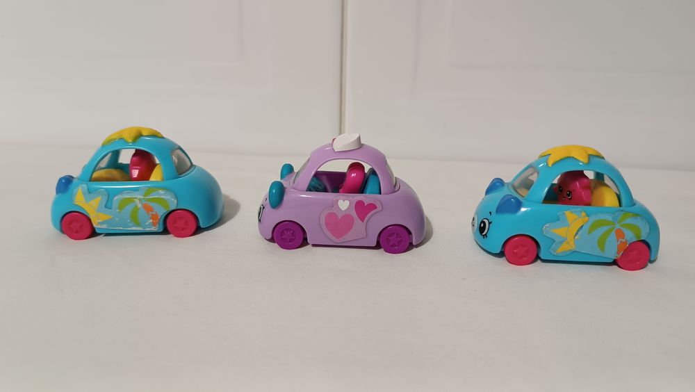 Conjunto 3 carros brincar. Coleção Macdonald