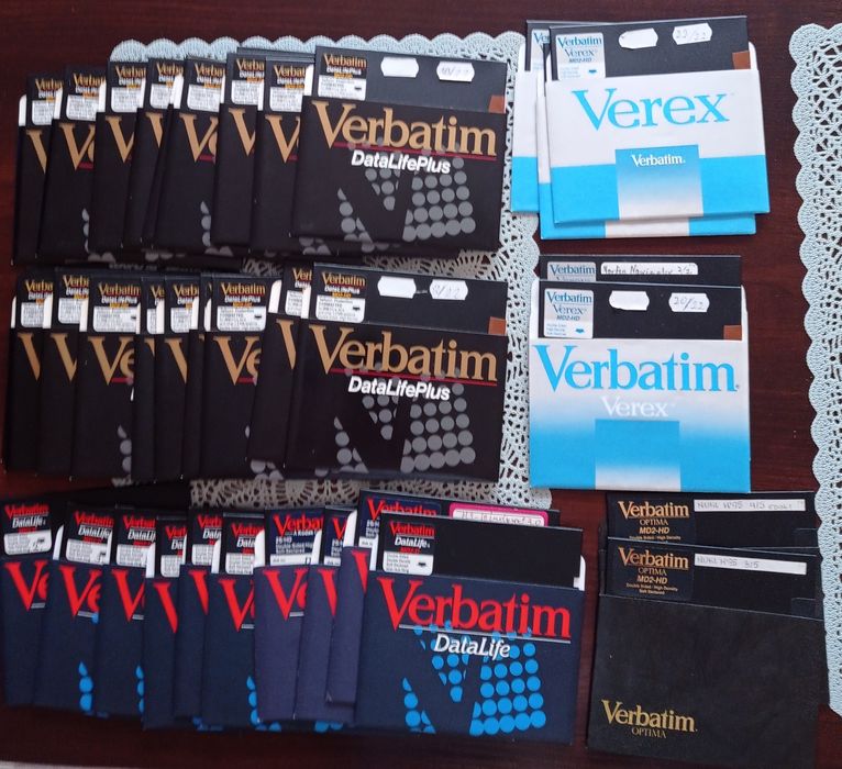 Dyskietki 5,25 cala Verbatim