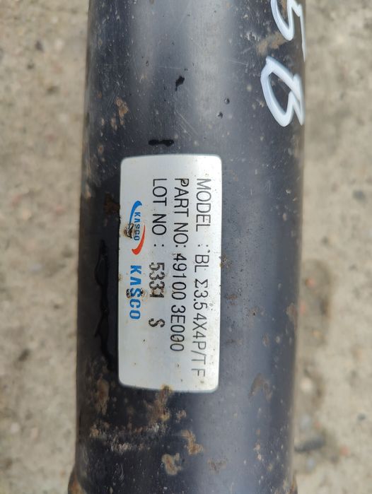 Kia sorento 1 I 3.5 wał napędowy