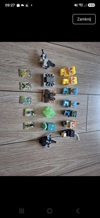 Figurki Kinder Joy Minecraft
