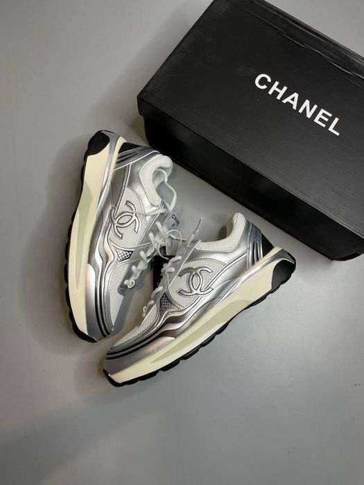 ‼️РОЗПРОДАЖ‼️Кросівки Chanel runner / Chanel кросівки / кросівки Шанель