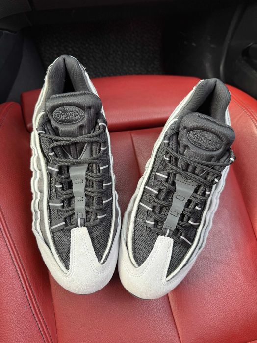 (БЕЗ ПЕРЕДОПЛАТИ)Nike Air Max 95 x CDG найк аір макс 95 сдж сірі