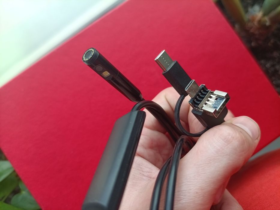 Оптимальний Ендоскоп на 2 камери бокова вайфай Wi-Fi эндоскоп