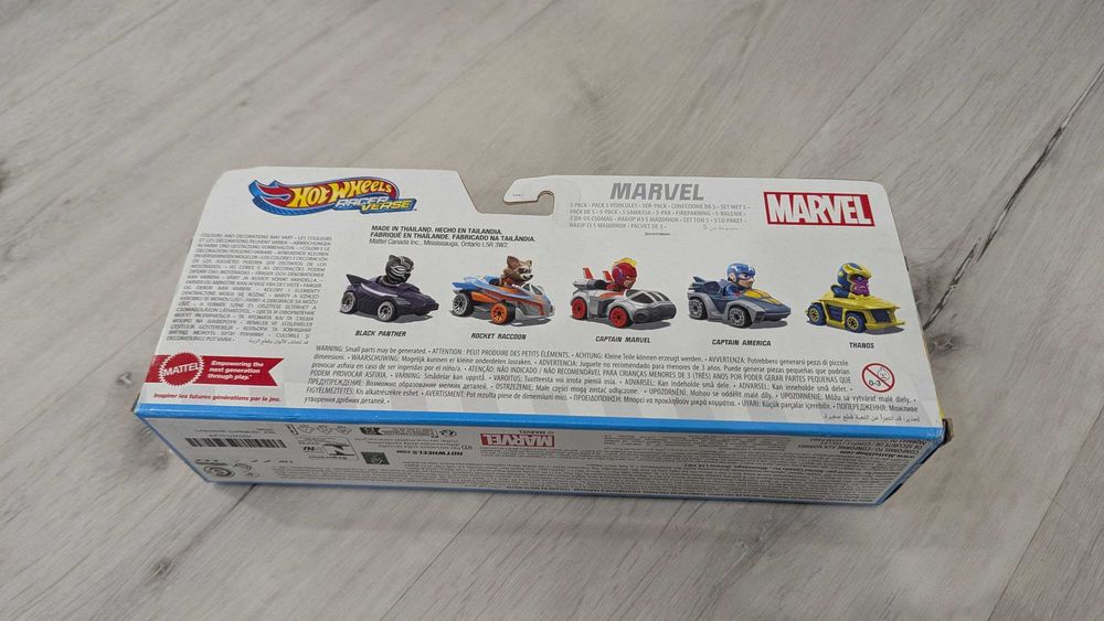 Ігровий набір машинок Hot Wheels Racer Verse Marvel (5 штук)