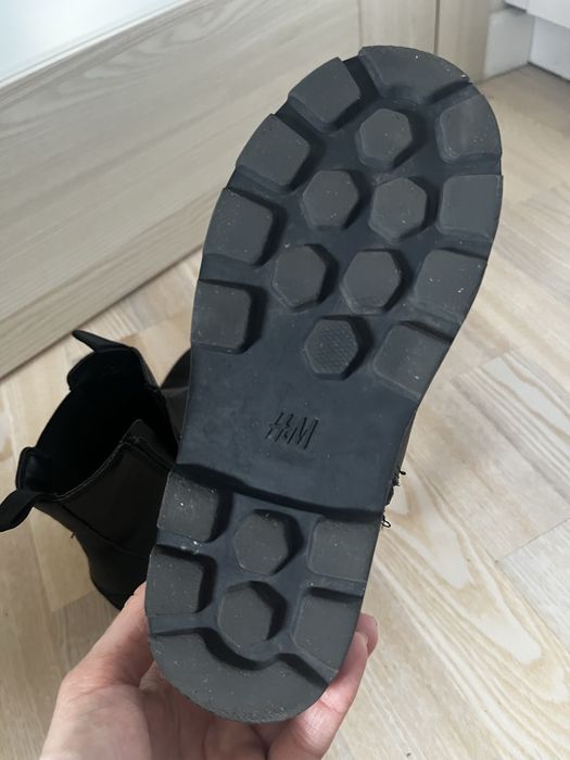 Lekko ocieplane botki buty przejściowe dziewczęce H&M rozm 32