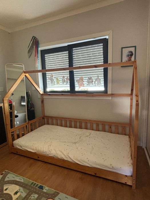 Cama de criança montessori 190cm x 90cm