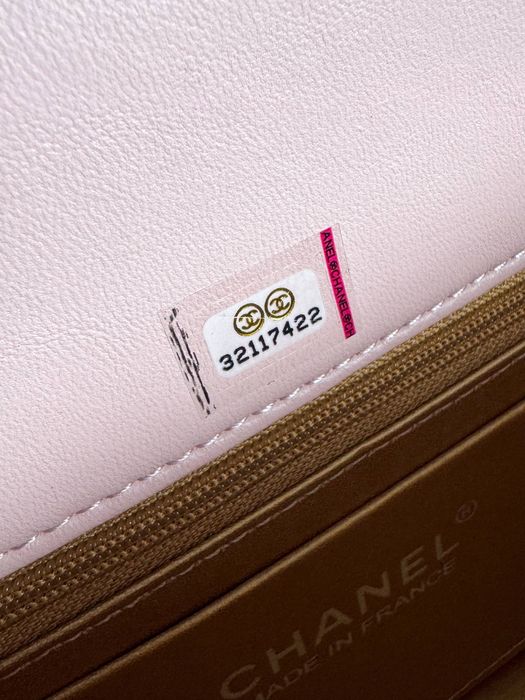 Сумка Chanel Classic 1.55 Small Single Flap in Pink/Silver/тренд 2026/
