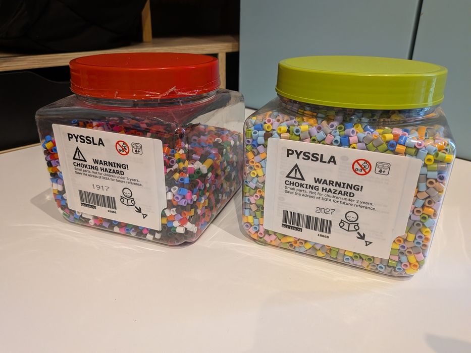 Koraliki pyssla IKEA do tworzenia obrazków