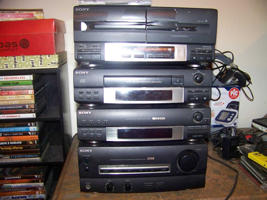 MIDI SONY EX 50 – Amplifier and CDs OK – No Speakers64409251749378120