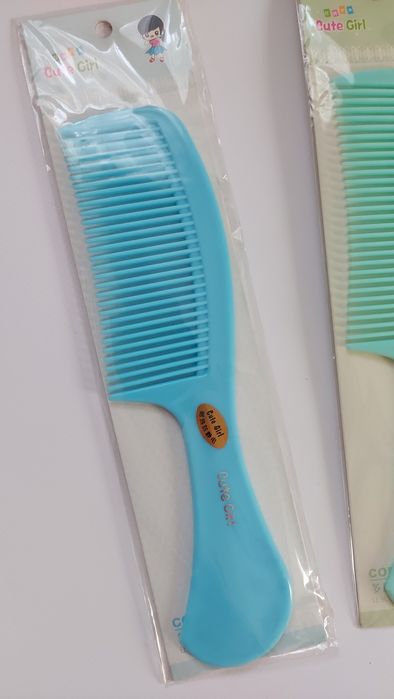 2× NOWY grzebień błękitny miętowy