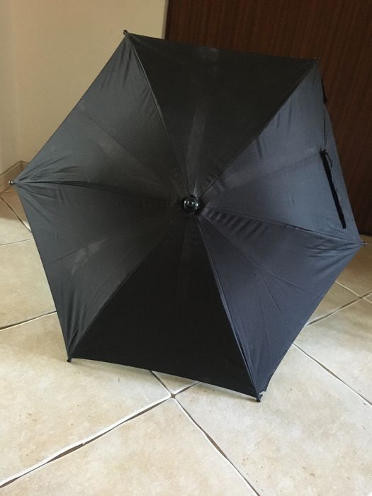 Parasolka do wózka dziecięcego - czarna