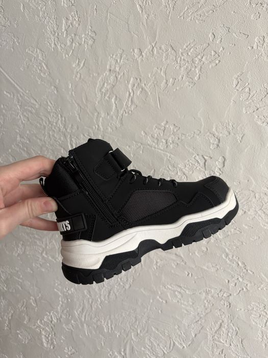 Черевики демісезонні для хлопчика чорні на весну 27 28 29 30 31 розмір