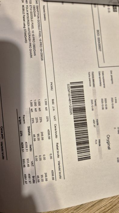 Google Pixel 10 pro 256gb media expert