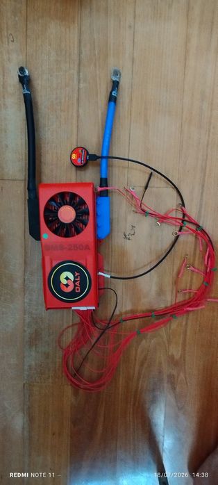 BMS Daly Smart 250A com Bluetooth (Usada) para LiFePO4 / Lítio