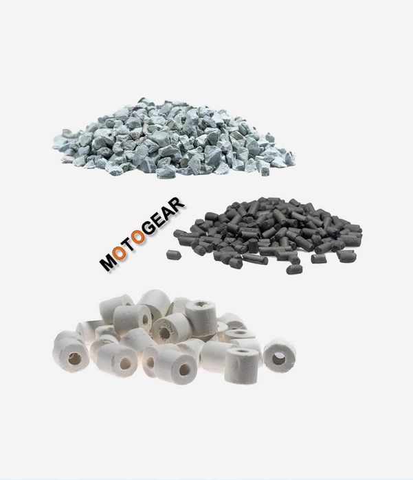 ZESTAW Ceramika + zeolit + węgiel aktywny do akwarium