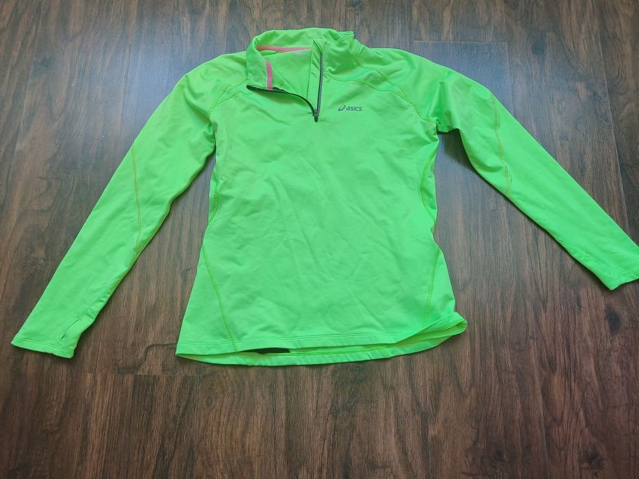 Зелена кофта асікс L для бігу