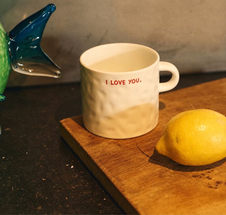 Чашка anna+nina stoneware “I LOVE YOU / I KNOW”