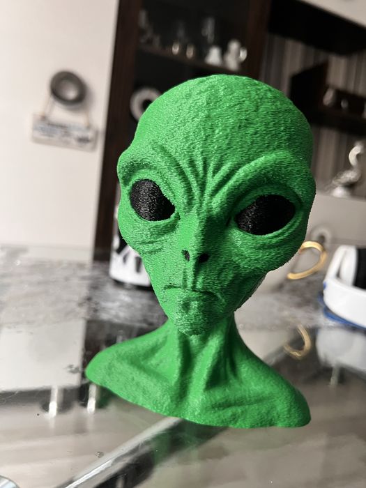 Alien kosmita stojak na sluchawki popiersie ozdoba