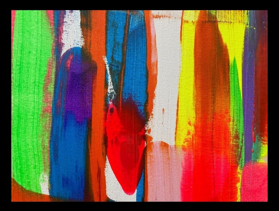 Favi Gales - pintura a acrílico sobre tela ( díptico )