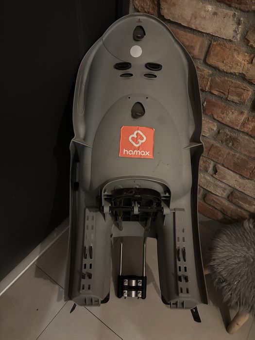 Fotelik rowerowy hamax wraz z uchwytem rowerowym