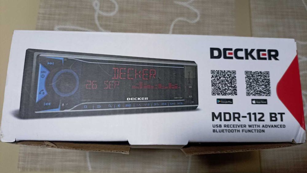 Автомагнитола Decker MDR-112 BT