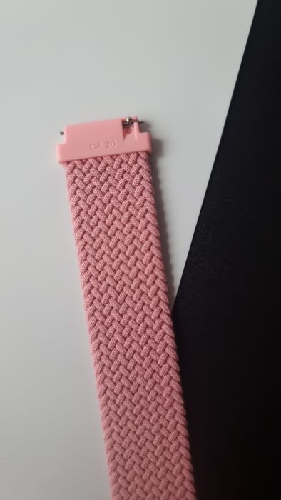 Pasek plecionego materiału 20 mm do zegarka Samsung, Huawei, Amazfit,