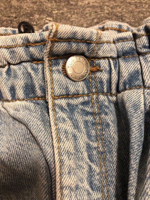 Mini Saia de ganga, elastico na cintura