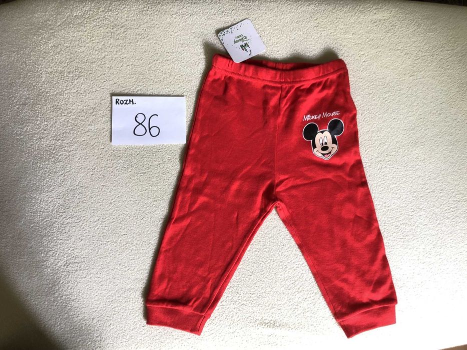 Spodenki bawełniane 100% spodnie roz. 86 NOWE Mickey Mouse