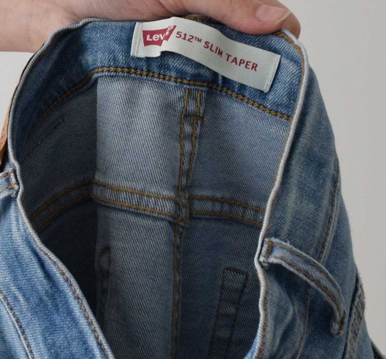 Levi's slim  taper spodnie jeansy wysoki stan r. 16 S