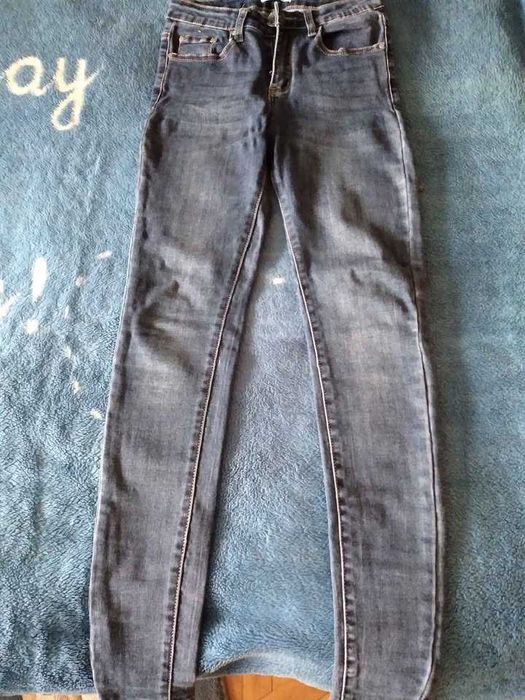Spodnie i sukienka jeans 158/164