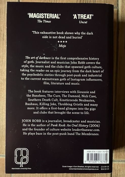 The Art of Darkness - The History of Goth, John Robb… The Cure…