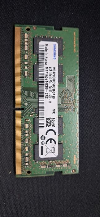 Memoria Portatil Samsung DDR4 4GB 2400T sodimm