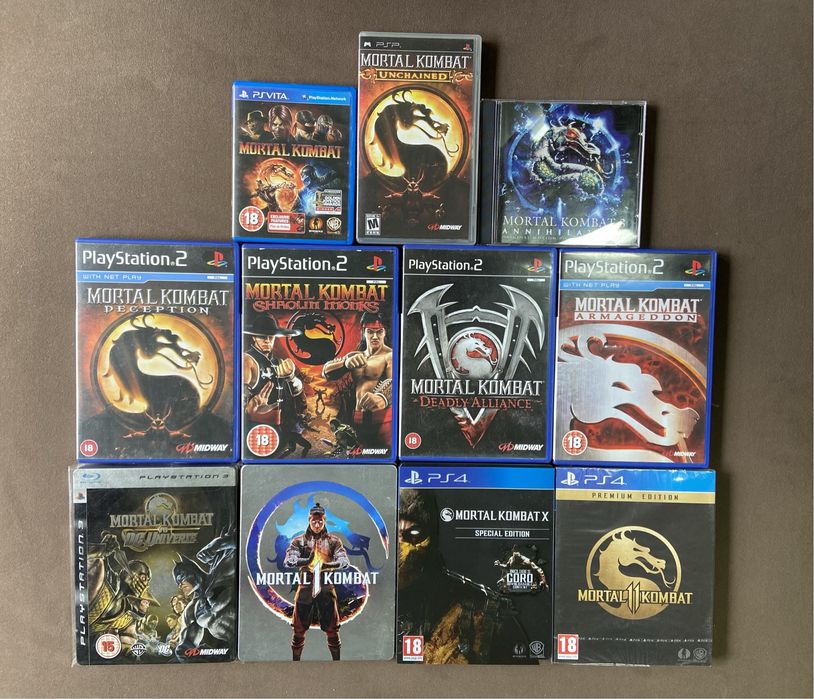Серія ігор Mortal Kombat Playstation